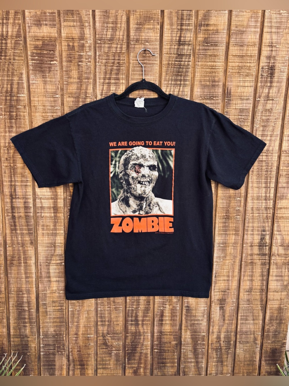 Zombie Graphic Black T-Shirt - Picture 2 of 11